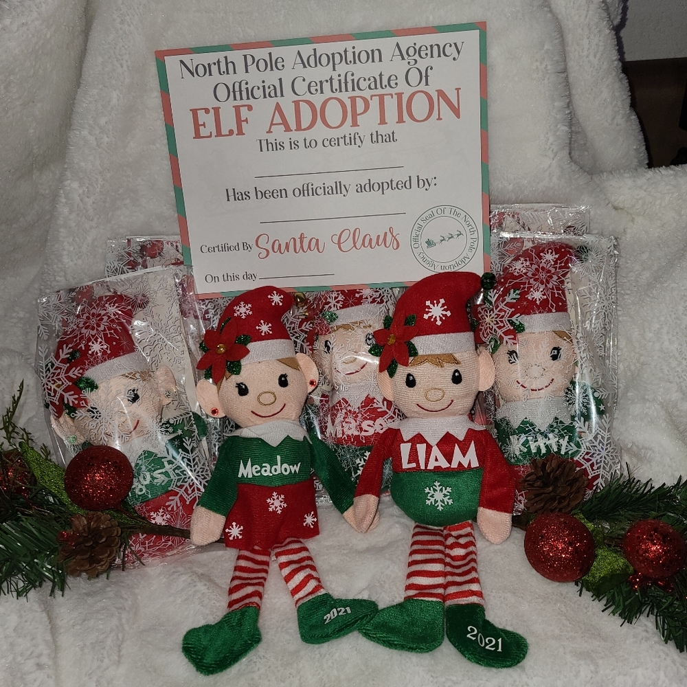 Personalized elf stuffys